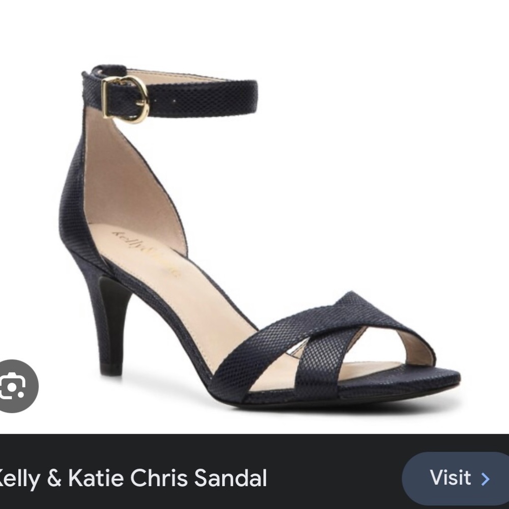 Brand NEW Kelly and Katie Navy heeled sandal